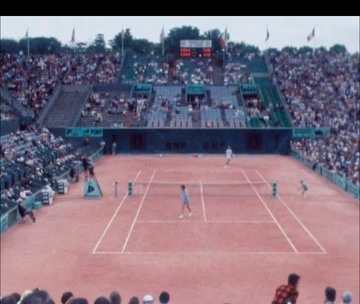 FRANCE: FORMER WIMBLEDON CHAMPION STAN SMITH SOUNDLY DEFEATS TEMPERAMENTAL  DICK CREALY OF AUSTRALIA IN FIRST ROUND OF FRENCH OPEN TENNIS  CHAMPIONSHIPS. - British Pathé
